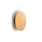 Złoty kinkiet nowoczesny ledowy 15 cm 3000K RING LED S