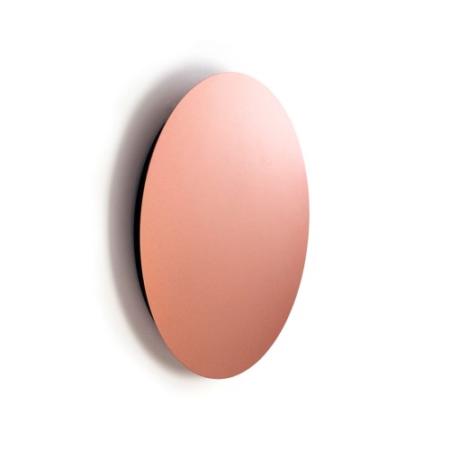 LAMPAMI - lampa ścienna miedziana, kinkiet nowoczesny okrągły, kinkiet ścienny, kinkiet miedziany