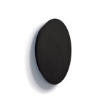 Kinkiet nowoczesny czarny ledowy 35 cm 3000K RING LED L 