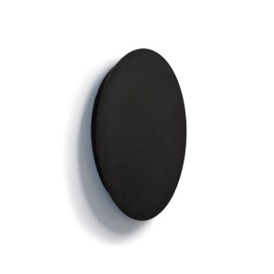 Kinkiet nowoczesny czarny ledowy 35 cm 3000K RING LED L 