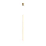Złota lampa wisząca tuba sufitowa 205 cm LASER 1000