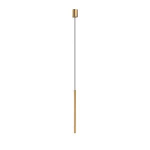 Złota lampa wisząca tuba 130 cm LASER 490 