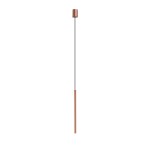 Miedziana lampa wisząca tuba 130 cm LASER 490 