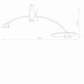 LAMPAMI - nowoczesna lampa sufitowa szkic