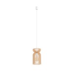 Długa lampa wisząca drewniana 160 cm KYMI B