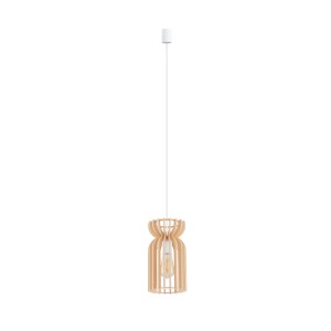 Długa lampa wisząca drewniana 160 cm KYMI B