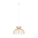 Długa lampa wisząca drewniana 160 cm KYMI C