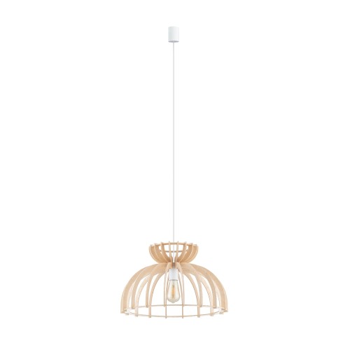 LAMPAMI - lampa drewniana sufitowa, żyrandol drewniany, lampa nad stół, lampa w stylu boho