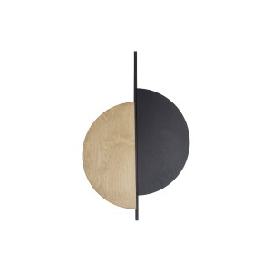 Kinkiet drewniany nowoczesny 50 cm 2xGX53 SUNSET NATURAL B