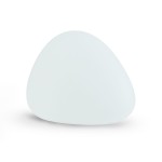 Lampa ogrodowa biała zewnętrzna wolnostojąca IP44 1xE27 STONE S