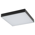 Plafon sufitowy biurowy ledowy czarny z białym kwadratowy 3000K LID SQUARE LED 50W 
