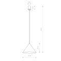 LAMPAMI - lampa wisząca nowoczesna szkic