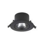 Czarna oprawa sufitowa ledowa 3000K EGINA LED 5W 