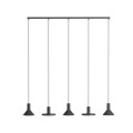 LAMPAMI - lampa sufitowa wisząca, lampa wisząca czarna, lampa do kuchni, żyrandol do jadalni, metalowa lampa
