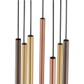 LAMPAMI - tuby wiszące złote, złota lampa wisząca, lampa nad wyspę