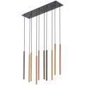 LAMPAMI - tuby wiszące złote, złota lampa wisząca, lampa nad wyspę