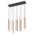 LAMPAMI - tuby wiszące złote, złota lampa wisząca, lampa do salonu