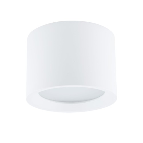 LAMPAMI - biała lampa do łazienki, tuba sufitowa łazienkowa, krótka tuba łazienkowa biała, biała tuba sufitowa, lampa łazienkowa