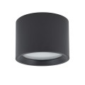 LAMPAMI - czarna lampa do łazienki, tuba sufitowa łazienkowa, tuba do łzienki