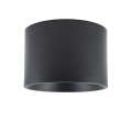 LAMPAMI - czarna lampa do łazienki, tuba sufitowa łazienkowa, tuba do łzienki