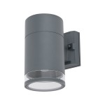 Lampa na elewację IP44, lampa zewnętrzna grafit 1xE27 ROCK PRO