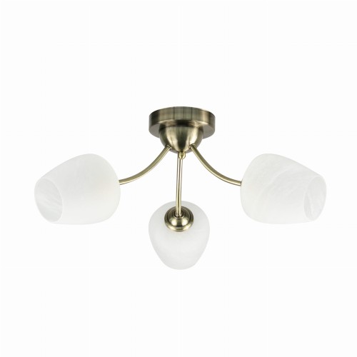LAMPAMI - lampa sufitowa złota, lampa do salonu, złota lampa sufitowa, lampa do sypialni