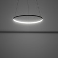 LAMPAMI - czarna lampa wisząca, lampa do sypialni, lampa ledowa, ledowa lampa wisząca czarna