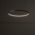 LAMPAMI - czarna lampa wisząca, lampa do salonu, lampa ledowa, ledowa lampa wisząca czarna