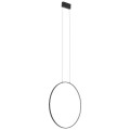 LAMPAMI - czarna lampa wisząca, lampa do salonu, lampa ledowa, ledowa lampa wisząca czarna