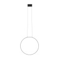 LAMPAMI - czarna lampa wisząca, lampa do salonu, lampa ledowa, ledowa lampa wisząca czarna