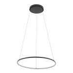 Czarna lampa ledowa wisząca długa 140 cm CIRCOLO LED M 4000K 