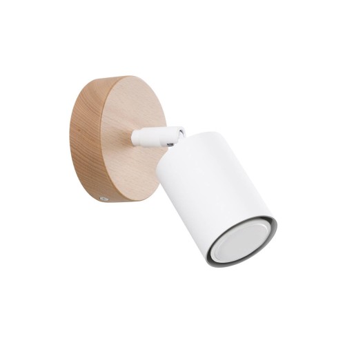 LAMPAMI - lampa ścienna biała, kinkiet do salonu, kinkiet nowoczesny biały, biały kinkiet