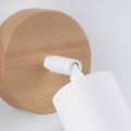 LAMPAMI - lampa ścienna drewniana, kinkiet do salonu, kinkiet nowoczesny drewniany, kinkiet przedpokój
