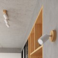 LAMPAMI - lampa ścienna drewniana, kinkiet do salonu, kinkiet nowoczesny drewniany, kinkiet przedpokój