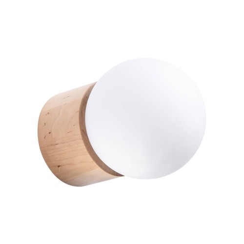 LAMPAMI - lampa ścienna drewniana, kinkiet do salonu, kinkiet nowoczesny drewniany, kinkiet przedpokój