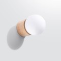 LAMPAMI - lampa ścienna drewniana, kinkiet do salonu, kinkiet nowoczesny drewniany, kinkiet przedpokój