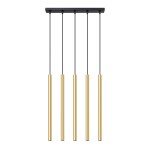 Lampa Wisząca PASTELO 5L złoty połysk