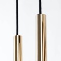 LAMPAMI - złote tuby sufitowe, tuby wiszące złote