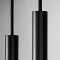 LAMPAMI - tuby sufitowe czarne, czarna lampa do jadalni
