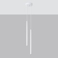 LAMPAMI - tuby sufitowe białe, lampy tuby białe, biała lampa wisząca