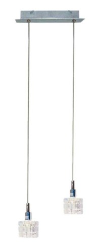 LAMPAMI - lampa sufitowa srebrna, lampa wisząca srebrna, srebrna lampa wisząca, żyrandol do salonu