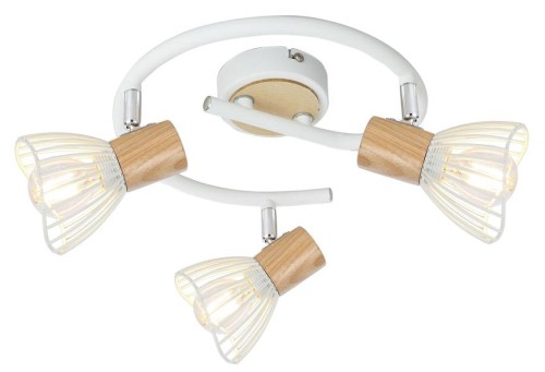 LAMPAMI - lampa sufitowa biała, nowoczesna lampa sufitowa ledowa, plafon nowoczesny