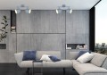 LAMPAMI - lampa sufitowa, lampa sufitowa szara, lampa nowoczesna, lampa sufitowa listwa
