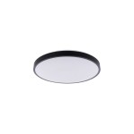Lampa łazienkowa sufitowa IP44 AGNES ROUND LED PRO BLACK 22W 3000K