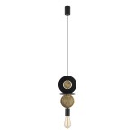  Długa lampa wisząca 216 cm DROPS WOOD E