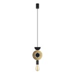  Długa lampa wisząca 216 cm DROPS WOOD F