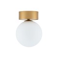 LAMPAMI - lampy szklane szklane kule, lampa sufitowa, złota lampa
