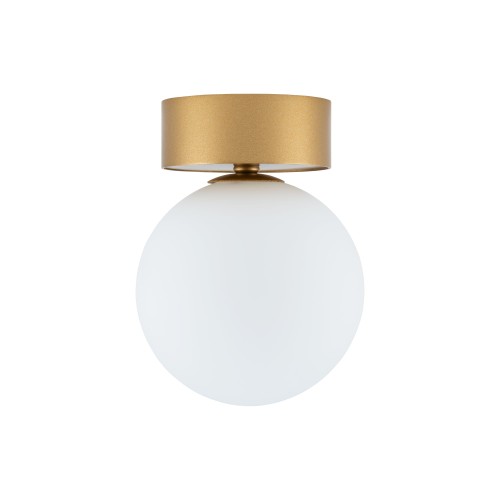 LAMPAMI - lampy szklane szklane kule, lampa sufitowa, złota lampa