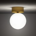 LAMPAMI - lampy szklane szklane kule, lampa sufitowa, złota lampa