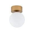 LAMPAMI - lampy szklane szklane kule, lampa sufitowa, złota lampa